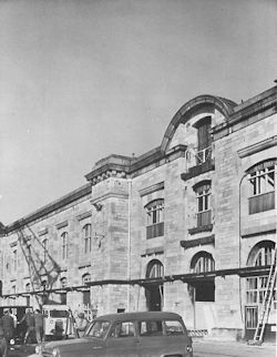 The Quadrangle or Foundry, North Yard.