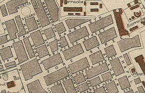 Princes Street, Devonport, is incorrectly named Princess Street on this map.